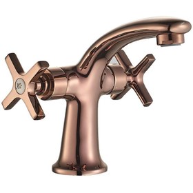 Resim NSK Lavabo Bataryası Trinity Çift Kollu Tek Gövde Bronz N3013124 