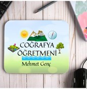 Resim Coğrafya Öğretmenine Özel Isimli Mouse Pad 