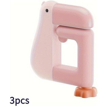 Sunshine022 Pink 3 Adet Delme Masajı Askı Kanca Sırt Çantası Ceket Asıcı Diğer