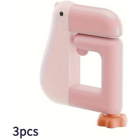 Resim Sunshine022 Pink 3 Adet Delme Masajı Askı Kanca Sırt Çantası Ceket Asıcı Diğer 