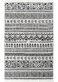 Resim Cool Halı Perla Pr 03 Siyah Çift Taraflı Pamuklu Banyo Balkon Mutfak Kilimi 