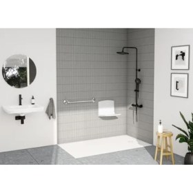 Resim Teknocan A44473 Katlanabilir Duş Oturağı, Beyaz 
