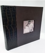 Resim PHOTO ALBUM 200'lük 10x15cm Kaliteli Fotoğraf Albümü 4x6inç-koyu Kahverengi 