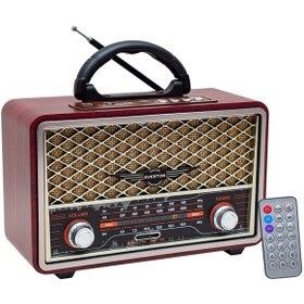 Resim Everton-Rt-809Bt Usb/Sd/Fm/Bluetooth Destekli Nostaljik Radyo 