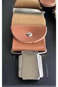 Resim Yage Gold 3,5 Cm Düz Pantolon Askısı 