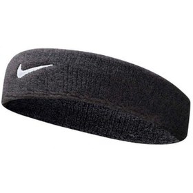 Resim Nike Swoosh Siyah Antrenman Saç Bandı (N.NN.07.010.OS) 