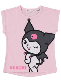 Resim Kuromi 6-9 Yaş Pijama Takımı - Pembe - Pembe / 7-8 Yaş 