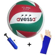 Resim Avessa Vl-900-103 Yumuşak Yapıştırma Voleybol Topu Pompa Ve Kolluk Set Yeşil - Kırmızı 
