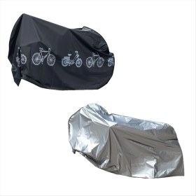 Resim Pshcooe Bisiklet Örtüsü Su Geçirmez Açık Koruyucu Bisiklet Örtüsü Yağmur ve Toz Kalkanı Motosikletler ve Scooterlar Için Uygun, B (Yurt Dışından) 
