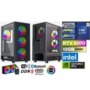 Resim MSI 12 GB RTX 5070 i9-14900KF 32GB RAM 1TB SSD DDR5 RGB ULTRA GAMİNG DESKTOP PC 