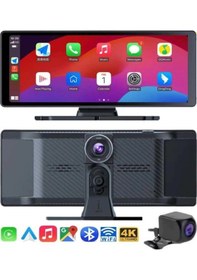 Resim Belirtilmemiş 4k Ultra Araç İçi Ön Ve Arka Kameralı Ekran Hd 2 Kameralı Torpido Üstü Araç Multimedya 