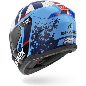 Resim Shark Skwal İ3 Replıca Raul Fernandes Kapalı Kask Ledli Model Renkli Cam lidir Mavi-beyaz 