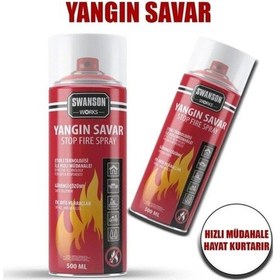 Resim Yangın Savar Tüpü Sprey Renkli 