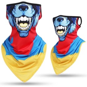 Resim Chaoduo Shop A04 Stili Tek Boyut Hayvan Baskı Spor Eşarp Bisiklet Bandana Yürüyüş Avcılık Kamp Boyun Isıtıcı Yüz Kapak Körüğü Kadın Erkek Balaclava Üçgen Maske (Yurt Dışından) 