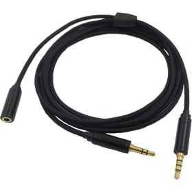 Resim Oyun Sohbeti Kordon 1 3.5mm Kadın Jack 2 M Ses Dönüştürücü Hattı 