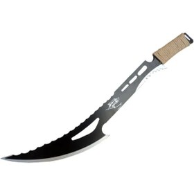 Resim HERŞEYBURDAMODA Dekoratif Azrail Kılıcı 70 Cm, Hasır İp Saplı, Keskin Değildir 