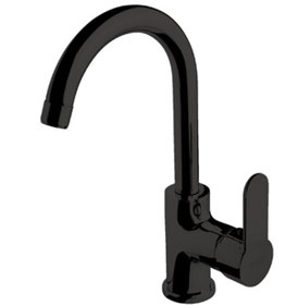 Resim Newarc Domino Dönerli Lavabo Bataryası Siyah 971731B 