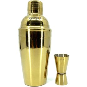 Resim Teknotrust Gold Kokteyl Shaker Seti - 500 Ml, 2 Parça, Şık ve Dayanıklı Tasarım 
