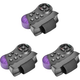 Resim Smooth12 3x Evrensel Direksiyon Simidi Kablosuz Uzaktan Kumanda Araba Cd'si Için 11 Düğmeler DVD Mp5 Player (Yurt Dışından) 