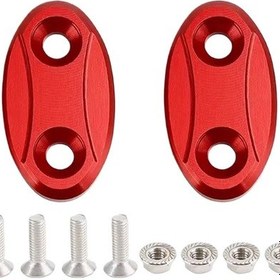 Resim Dinosaurs Bmw İçin Kırmızıs1000rr 2009-2018dikiz Aynası Dekoratif Kapağı Alüminyum Alaşımlı Ayna Kod Tutucu 