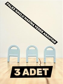 Resim Palex Havlu Maki̇nasi Uyumlu Açma Anahtari 3 Adet 