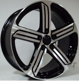 Resim powcan -7 X 16 Bk-795 5x112 Et45 57.Uyumlu 1 Black Machıned Xl-volkswagen Uyumlu-4 Adet 