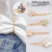 Resim 1 Adet Şık Manyetik Klips, Pantolon Etek Kıvırma Yaka ve Kol Açarlayıcı, İnceleme - Ayarlanabilir Sabitleyici Aksesuar 