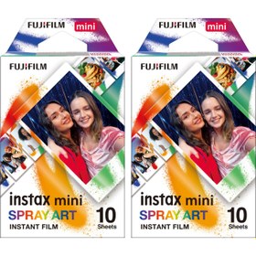 Resim Instax mini Spray Art 10x2 Film Seti 