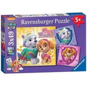 Resim Ravensburger 3x49 Parça Puzzle PP Skye 080083 