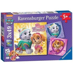 Resim Ravensburger 3x49 Parça Puzzle PP Skye 080083 