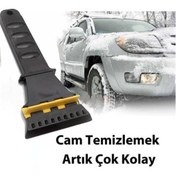 Resim MeyZone Oto Araba Pencere Camı Buzdolabı Buzu Kar Buz Kırıcı Kazıma Kazıyıcı Ön Cam Temizleyici Buz Kazıyıcı 