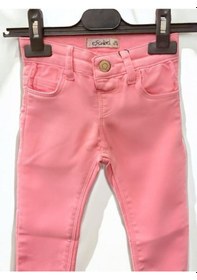 Resim Escabel Kız Bebek Pamuklu Lycralı Pantolon-14318 Pembe 
