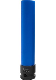 Resim Xiyyadms 1/2" Sürüş 17 Mm Jant Somunu Soketi, Çelik Gövdeli Derin Duvar Çekiç Ucu Somun Anahtarı 
