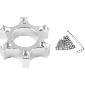 Resim Steldalar Thrustmaster T300RS Için 70MM Direksiyon Simidi Adaptör Plakası - Ferrari 599 P310/R383 14 Inç Direksiyon Simidi Gümüş (Yurt Dışından) 