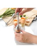 Resim Wondernest Yumurta Yaylı Paslanmaz Çelik Yumurta Açacağı, 304 Bg, Dayanıklı Ve Pratik Mutfak Aleti 