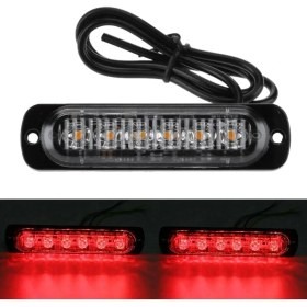 Resim Xiyu Shop Kırmızı 2 Adet Dc LED Çalışma Işık Çubuğu Taşkın Nokta Offroad 4WD Araba Suv Sürüş Sis Lambası Araba Suv Van Kamyon Işıkları Için LED Çubuk Işık (Yurt Dışından) 