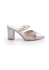 Resim Dgn Pm309-k305 Kadin Bilekten Geçirmeli Topuklu Abiye Ayakakbi PM309-K305-1211-R12462 Gümüş 
