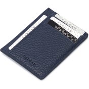 Resim Lacivert Deri Unisex Kredi Kartlık - S1KK00001676-U8F 