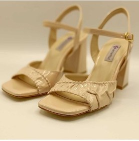 Resim Cadis Nud Topuklu Sandalet Nud 