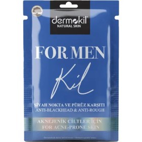 Resim Dermokil For Men Kil - Erkek Siyah Nokta ve Pürüz Karşıtı Maske 15g 