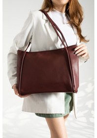 Resim Nou Çift Saplı Salaş Model Vintage Shopper El Ve Omuz Çantası 