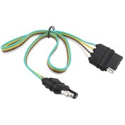 Resim 4 Pinli Römork Işık Kablo Demeti Uzatma 18 Ölçü 4 Yollu Düz Kablo Bağlantısı 