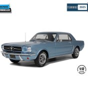 Resim 1:12 1965 Ford Mustang V8 Hardtop Silver Blue Pony 