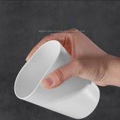 Resim 1 adet Düz Renk Ağız Çalkalama Bardağı, Basit Diş Fırçası Bardağı, Plastik Gargara Bardağı, Minimalist Banyo Bardağı Ev Kullanımı İçin, Banyo Aksesuarları, Ev Dekoru, Ev Mobilyaları 