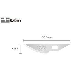 Resim Olfa Kb4-R/5 Maket Bıçağı Yedeği 5 Li 