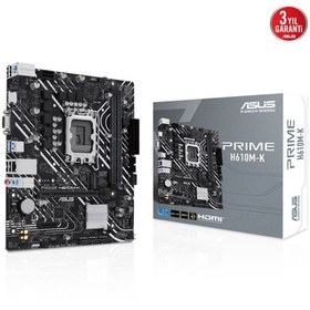 Resim ASUS Prime H610M-K D5 1700P Vga Hdmi 