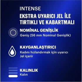 Resim Durex Yaz Paketi Intense Prezervatif + Vibe Bullet Titreşimli Vibratör + Intense Uyarıcı Jel 10ml 
