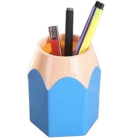 Resim Ganzhoushop Kalemlik Masaüstü Kalemlik Makyaj Fırçası Tutucu Kalemlik Büyük Kalemlik Ofis Okul Ev Sanat Malzemeleri Mavi 