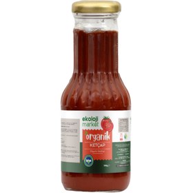 Resim EKOLOJİ MARKET Organik Ketçap Tatlı Şişe 280g 