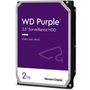 Resim WESTERN DIGITAL WD PURPLE, WD23PURZ, 3.5&quot;, 2TB, 256Mb, 5400 Rpm, 7/24 Güvenlik, HDD (Türkiye Distribütörü Gara 